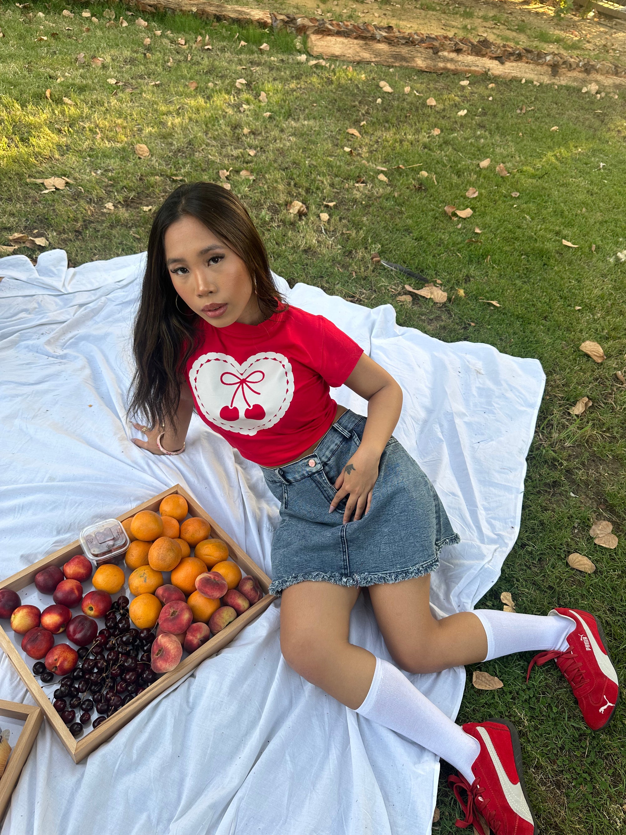 Cherry crush tee